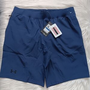 NWT Under Armour Boy's Unstoppable Shorts Navy Blue 1383127 Size YXL $55
